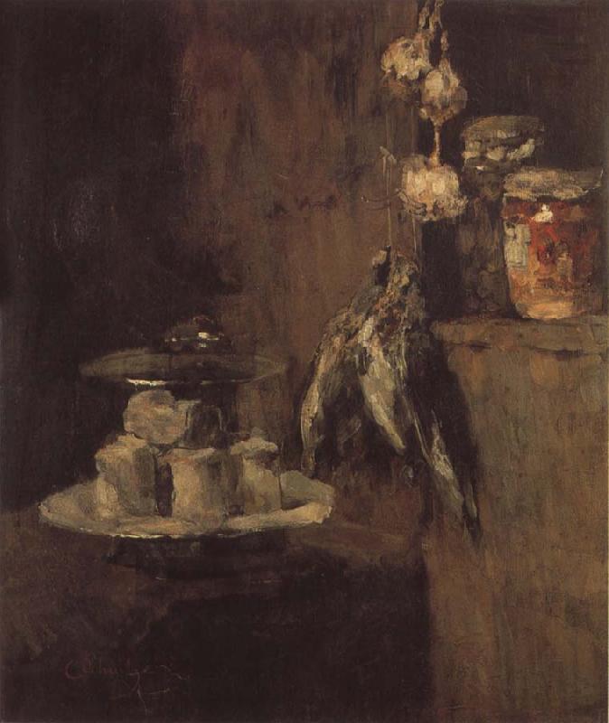  Still Life with Partridges and Cheese